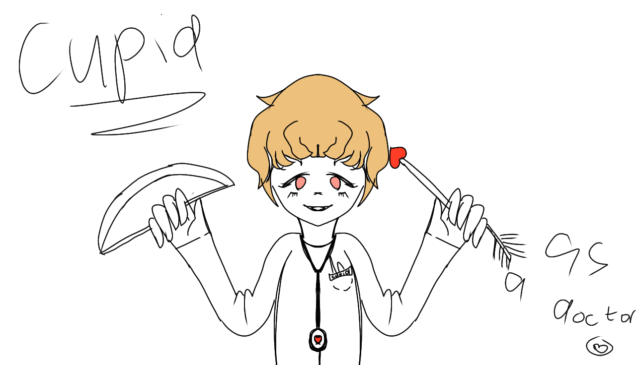 cupid as a doctor meme - ibisPaint