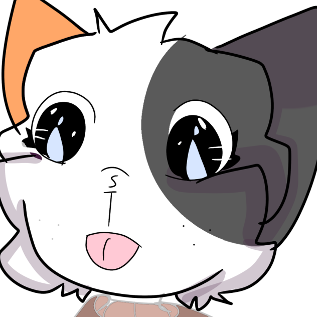 Catty sticking tounge