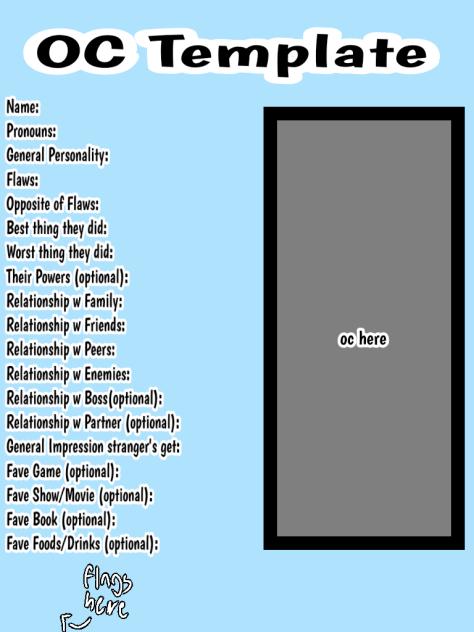 OC Template (for fun)