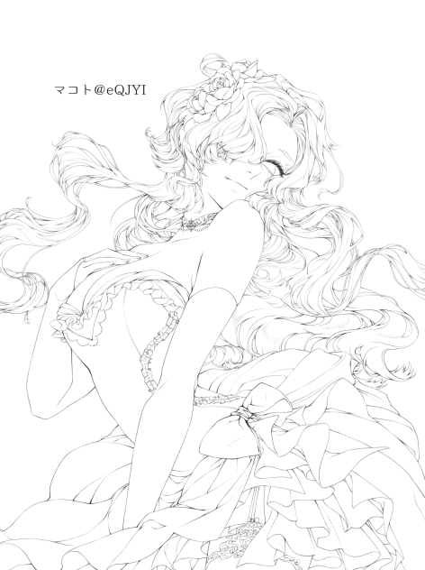 オンシジューム　線画