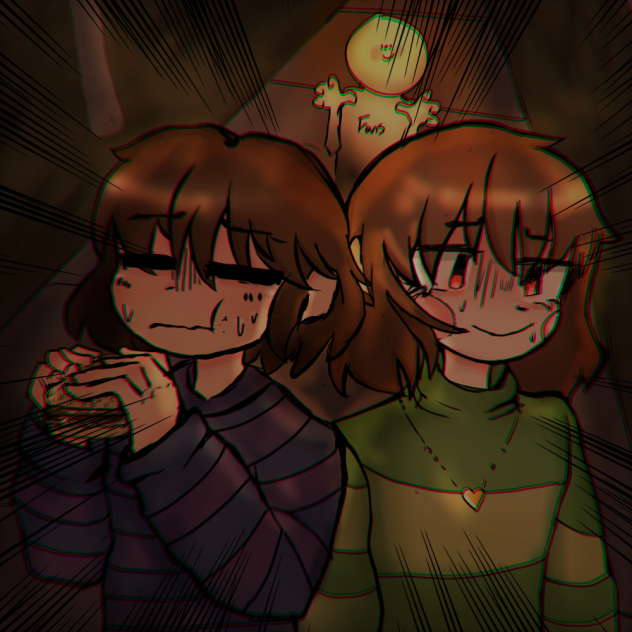 Chara and frisk - ibisPaint