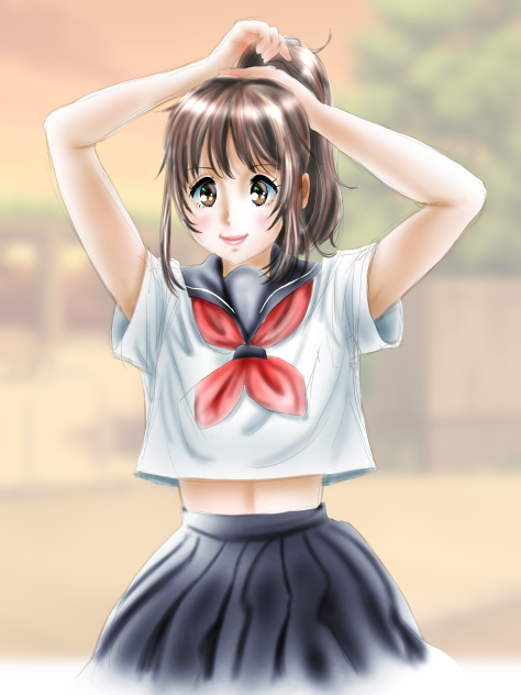 ポニーテールに❤️罪はない⁉️ -Rough Ver.-