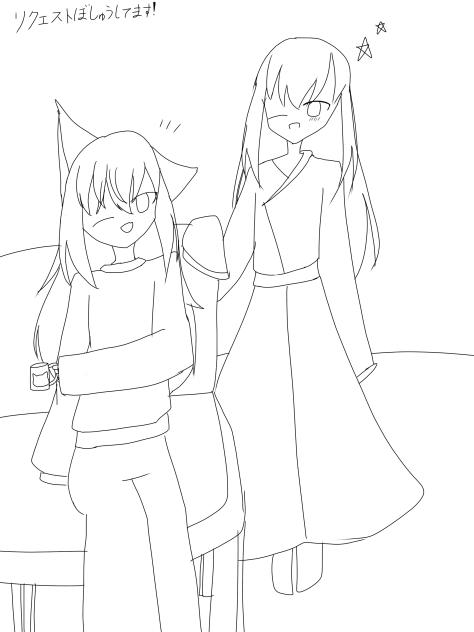 塗り絵&リクエスト募集中！