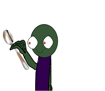 SALAD FINGERS LOVES RUSTY SPOONS TOO MUC