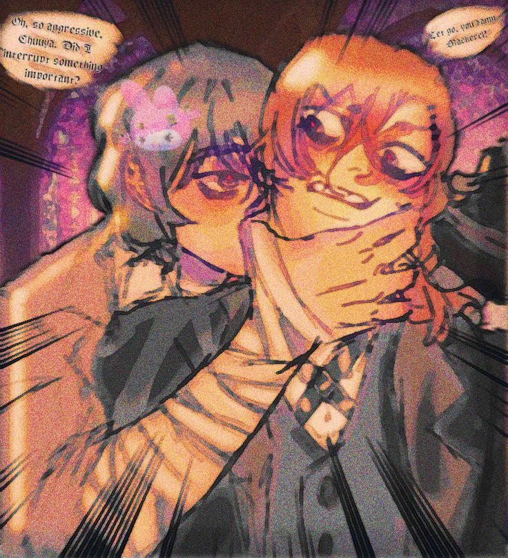 dazai&chuuya in killing stalking style - ibisPaint