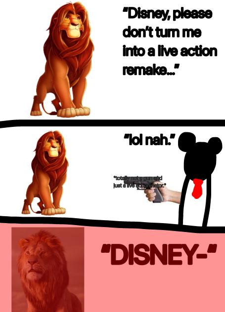 Disney, please don’t turn me live action