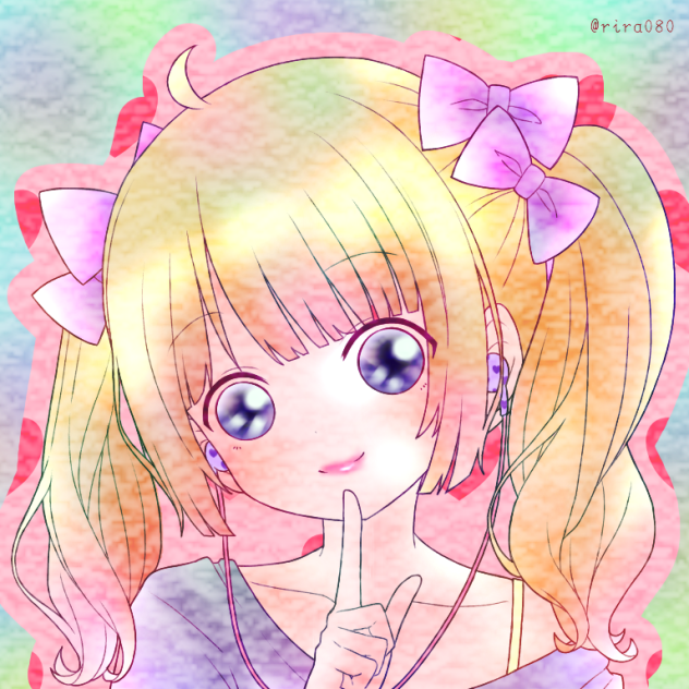 Rira様の線画を塗らせていただきました！パート3修正版