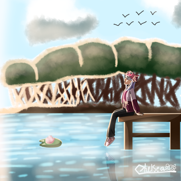 Mochi Lake Scenery 🍡