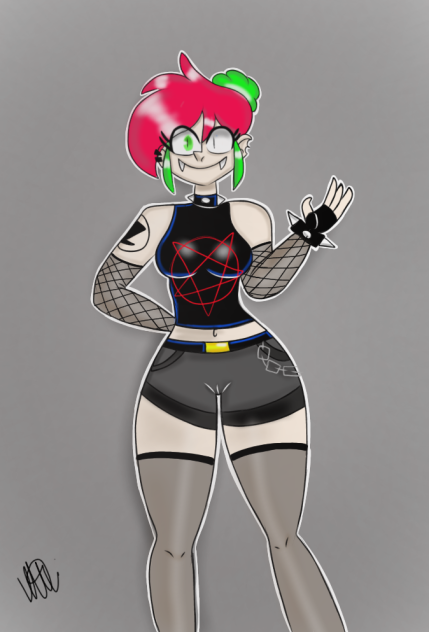 demencia a sexy gothic girl 🖤🖤🖤🔥🥵