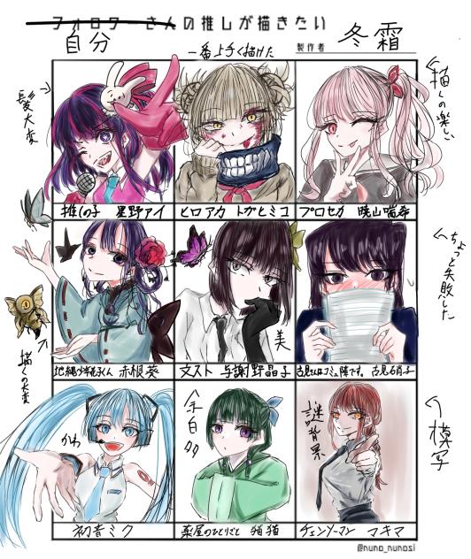 自分の推しが描きたい（女の子編）