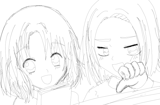 死ぬほど頑張って描いた