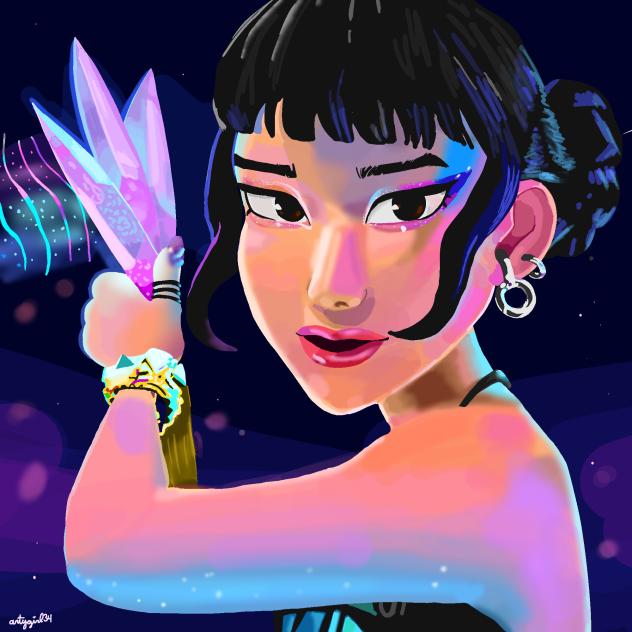 Zoey from Kpop Demon Hunters