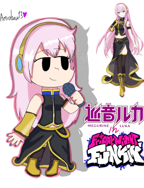 Megurine Luka in Friday nigth Funkin ;D