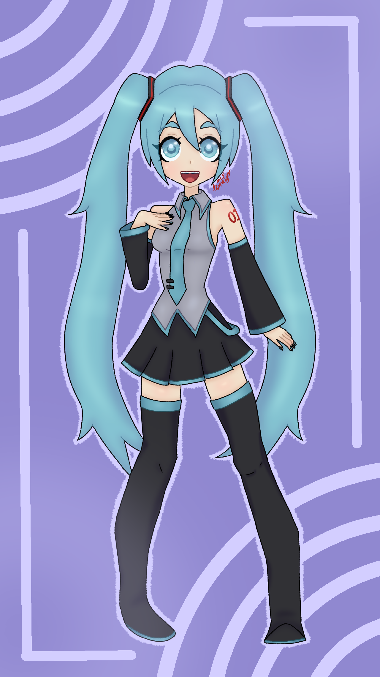 Hatsune Miku - ibisPaint