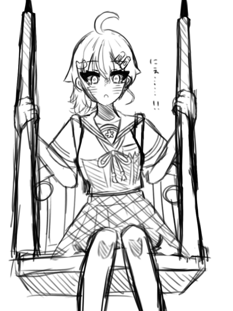 浮いてるにぇ…！！！(らふ)