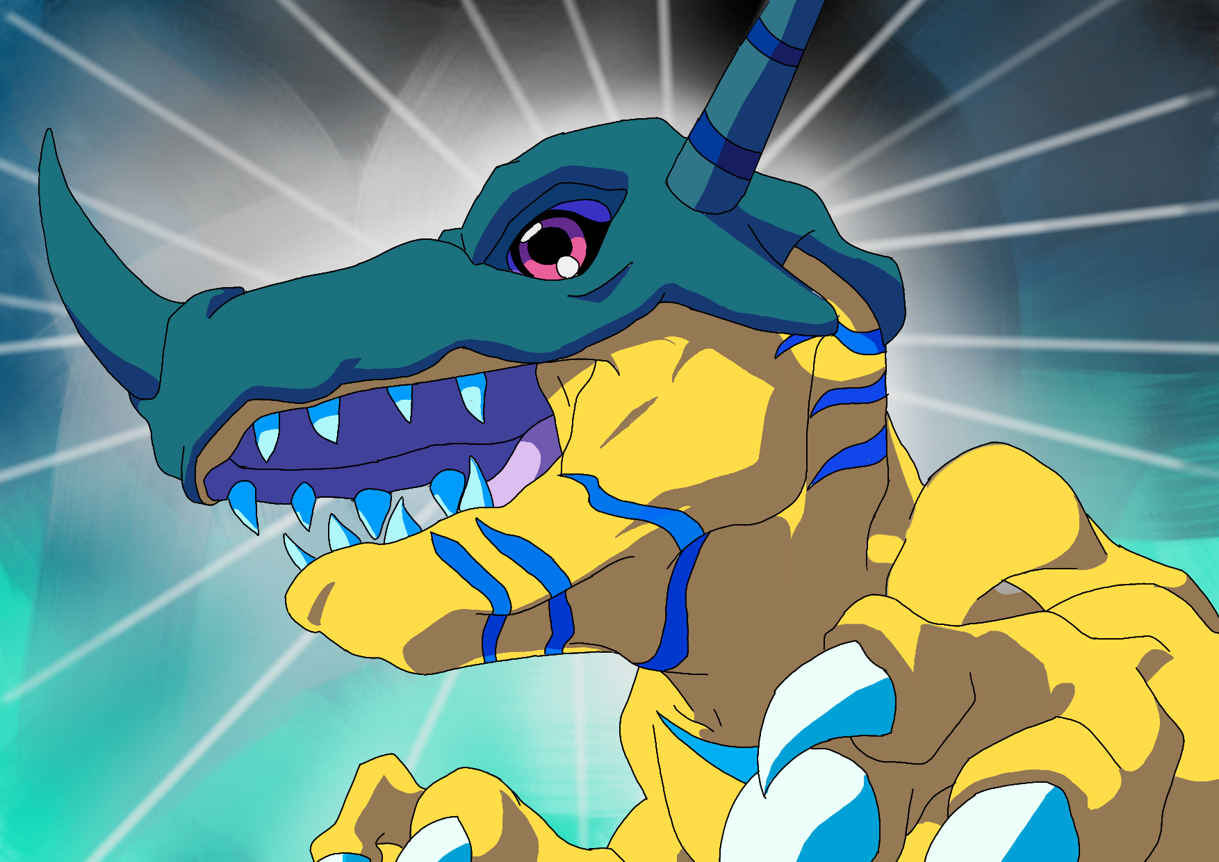Greymon - ibisPaint