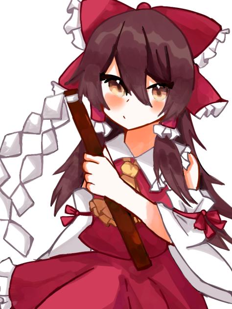 厚塗り？霊夢！