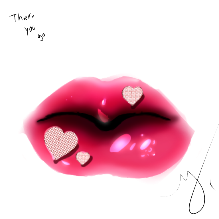 how to draw lips ibisPaint