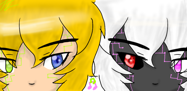 Techno Toon Link and Dark Link - ibisPaint
