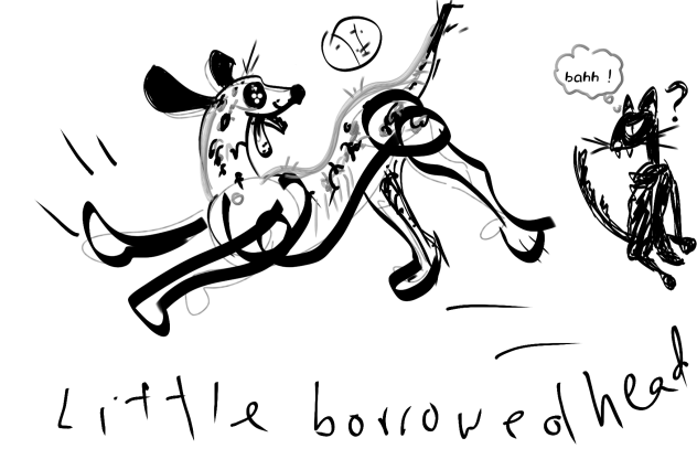 the little borrowed head