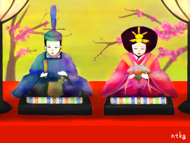 【ひな祭り】男雛女雛