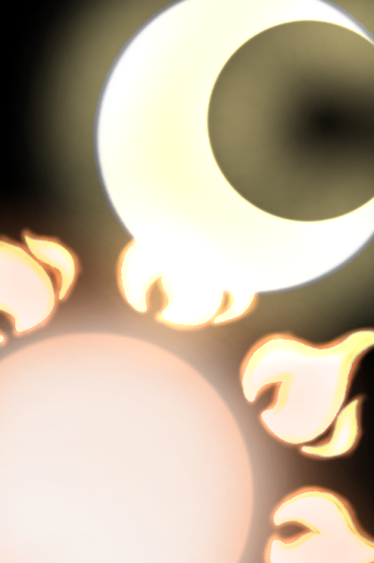 太陽と月