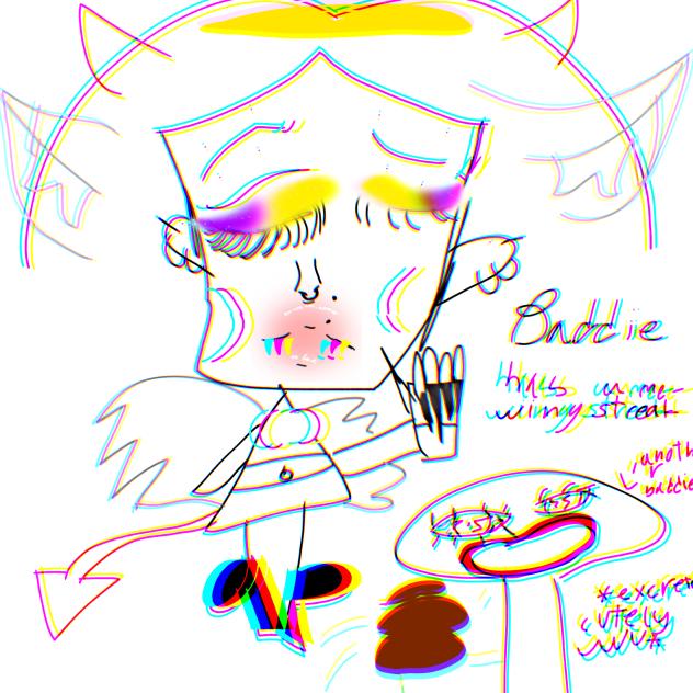 Preppy Baddie Queen with a Mewing Streak