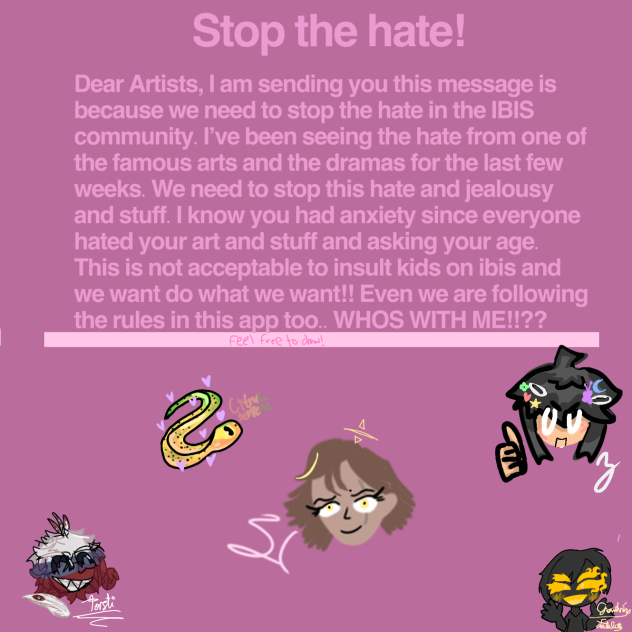stop the hate!!!