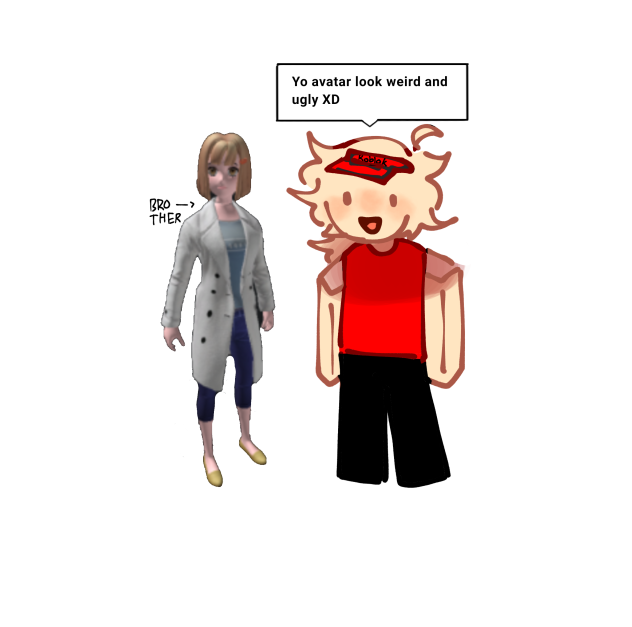 my avatar Roblox + My bro