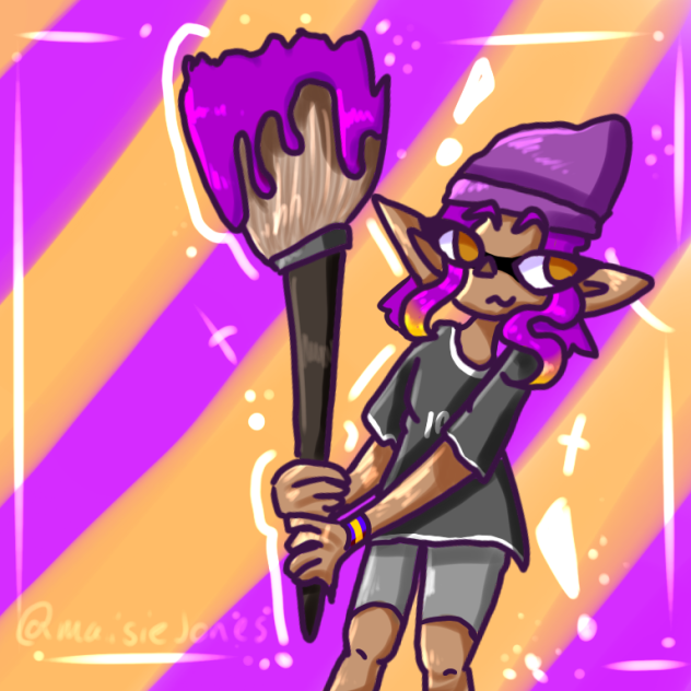 My sisters splatoon 3 char👏🏻 - ibisPaint