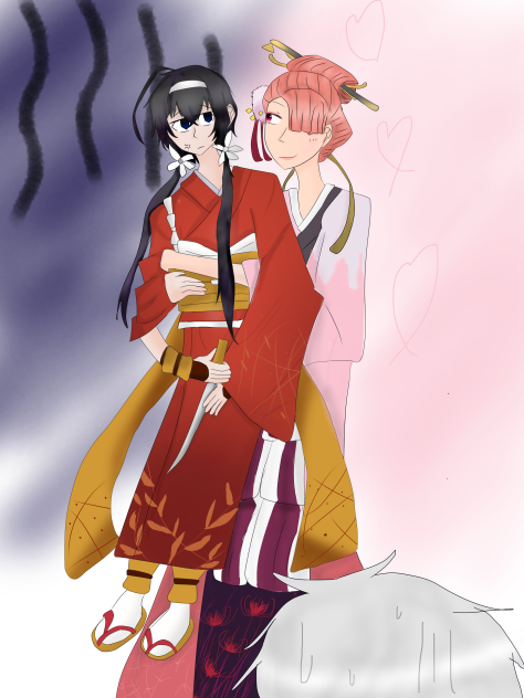 紅葉姐さんと鏡花ちゃん - ibisPaint