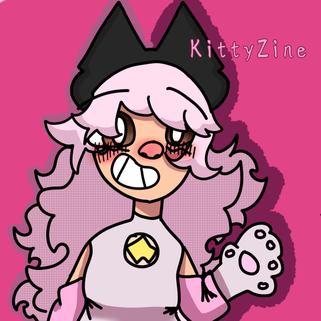 Art trade with kittyzine