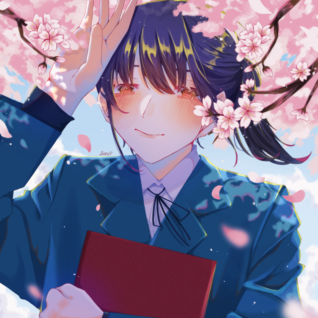 桜舞う