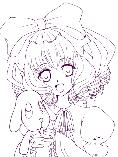 ローゼン線画 雛苺