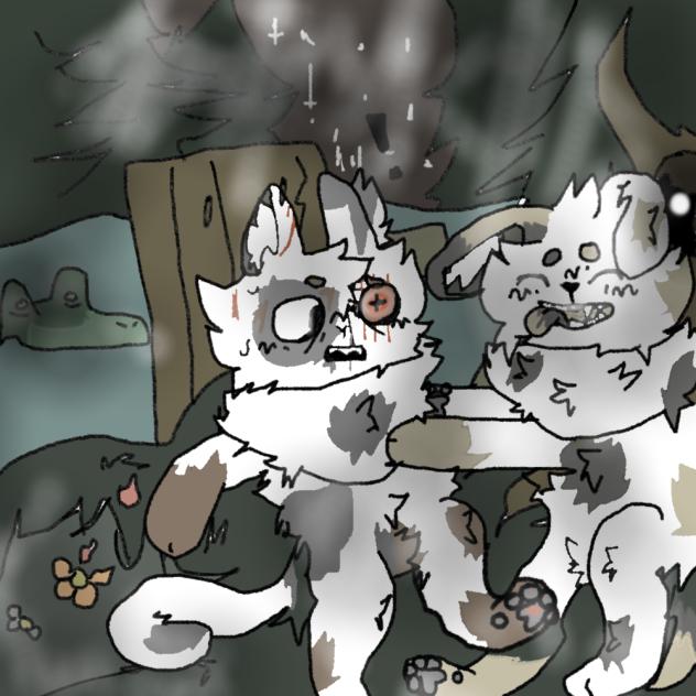 old art with my ocs!!!