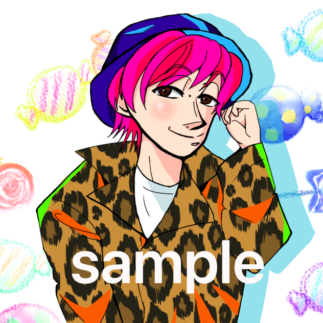 かねち似顔絵風イラスト