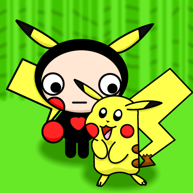 Garu y Pikachu.