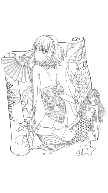 【線画】塗ってください