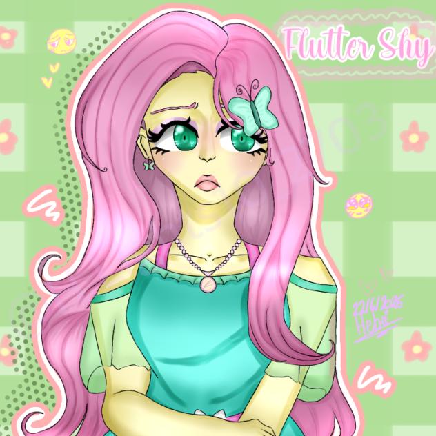 Flutter Shy from equestria girls mlp