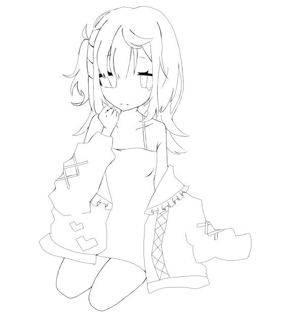 線画ああ