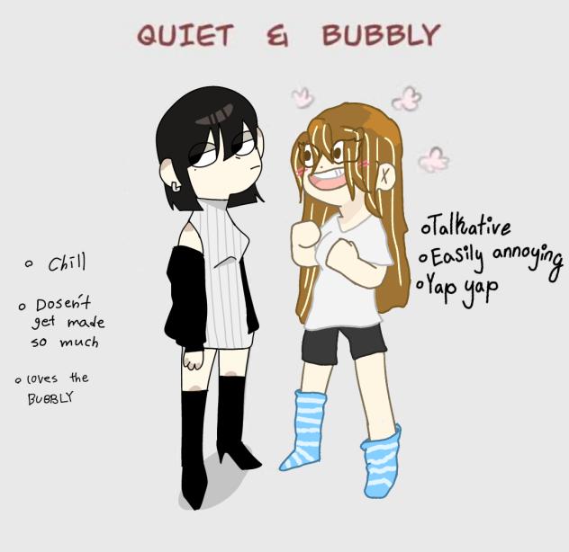 Quiet and bubbly collab!
