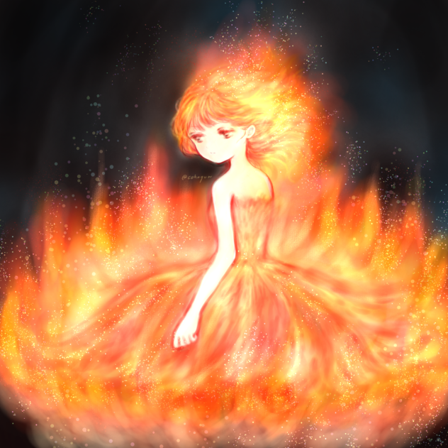 炎の擬人化。