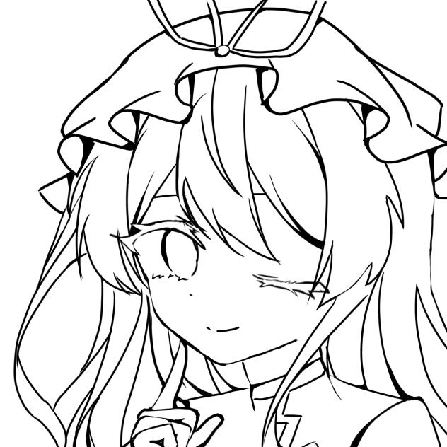 八雲紫 塗り絵 - ibisPaint