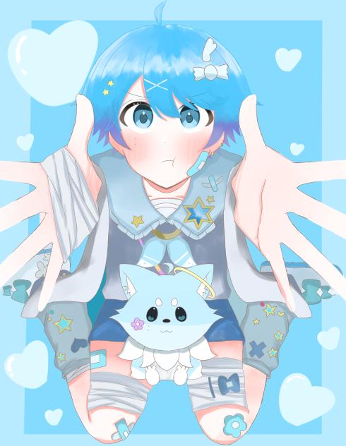 団子しらたまさんの線画！