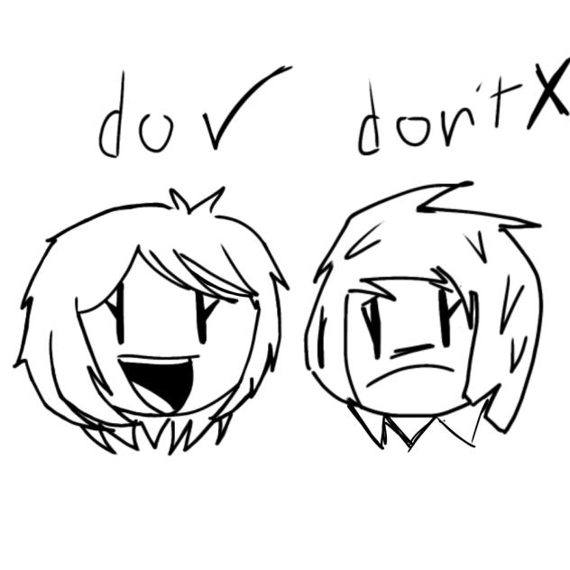 Hair stuff I tried to draw