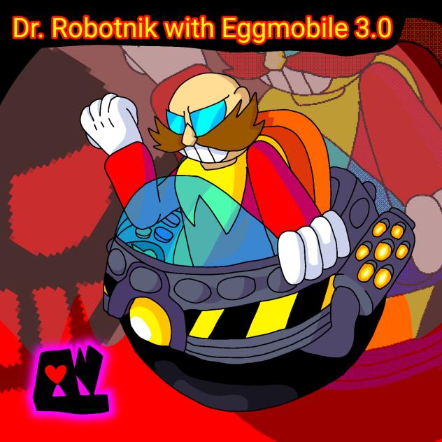 Dr. Robotnik with Eggmobile 3.0
