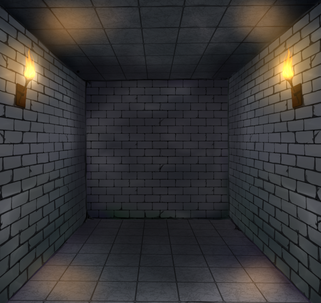 ダンジョンの通路（行き止り）