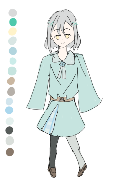 作者代理のキャラデザ！