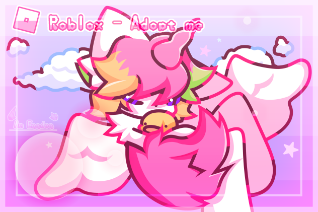 Adopt me unicorn fan art