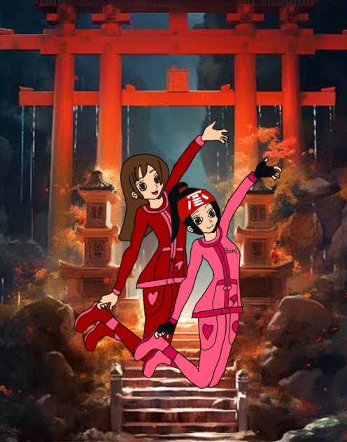 Wendy And Suzume Jumped Joy